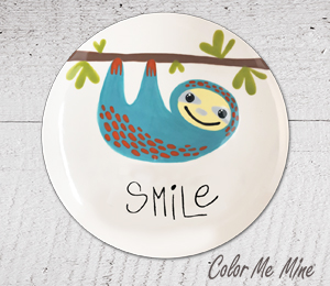 Ridgewood Sloth Smile Plate