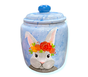 Ridgewood Watercolor Bunny Jar