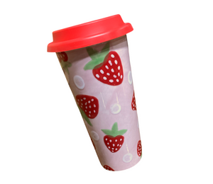 Ridgewood Strawberry Travel Mug
