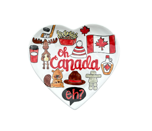 Ridgewood Canada Heart Plate
