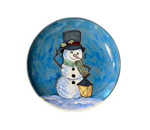 Ridgewood Rustic Glazed Snowman