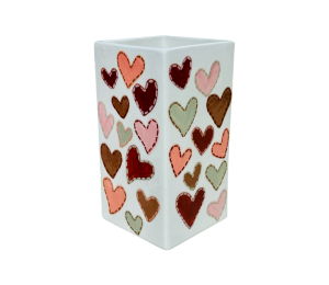 Ridgewood Quilted Heart Vase